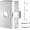 Stainless Steel Finish, variant on U 9585 Stainless Steel Lock and Door Reinforcement Plate fits 1-3/8" Thick Doors and Includes the U 9476 Security Latch Strike (1-1/4"x 7-7/8")