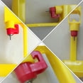 thumbnail image 3 of Shisuyan 10PCS Square Tube Chicken Drinking Waterer Ball Waterer (Random Color), 3 of 9