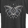 thumbnail image 3 of Instant Message - Grey Bat - Women's Short Sleeve Graphic T-Shirt, 3 of 6