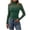 Green, variant on felwors Womens Mesh Sheer Long Sleeve Top Turtle Neck See Though Shirts Ruched Sexy Casual Going Out Blouses (Green, XL)