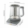 thumbnail image 2 of 1.8L 800W, with Tea Infuser, Keep Warm Function, Auto Shut Off, Boil-Dry Protection,Hot Water Boiler, Electric Kettle for Tea and Coffee, 2 of 9