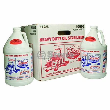 Model Train Oil - Lucas Oil Heavy Duty Oil Stabilizer / Lucas Oil 4 Bottles/1 Gal 10002, 051-607