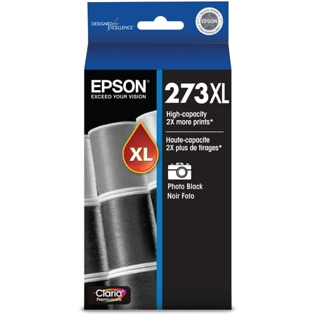 Epson® Claria® Premium 273XL High-Yield Photo Black Ink Cartridge (T273XL120-S)