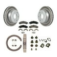 thumbnail image 1 of Transit Auto Rear Disc Coated Rotors Ceramic Pads Parking Brake Shoes and Hardware Kit for Car Chevrolet Silverado 1500 GMC Sierra with Dual Piston Caliper KGC-103400, 1 of 11