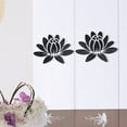 thumbnail image 5 of 3 Set Gold Blooming Lotus Flower Acrylic Mirror Art DIY 3D Wall Sticker Set Waterproof Home Mural Decor for Home Living Room Decoration, 5 of 9