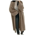 thumbnail image 2 of Women's Strip Long Sweater Coat 2024 New Solid Color Loose Sleeve Long Cardigan plus Size for Women Long Cardigans for Women Lightweight Winter Sweaters for Women Trendy Hell Bunny plus Size Cardigan, 2 of 5