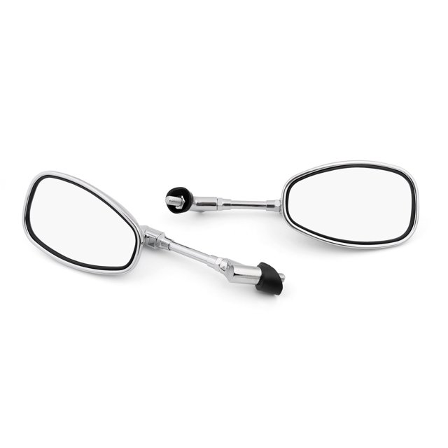 Motocycle Rear View Mirrors For Yamaha V-MAX XJR1200 MT-03 FZ6 04-09 XV950 Chrome