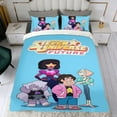 thumbnail image 4 of Cartoon 3 Piece Bedding Set Steven Universe Future Comforter Set Cute Duvet Cover Sets Super Soft Girls Bedding Set Kids Bedroom Gifts,1 Duvet Cover with 2 Pillowcases Full, 4 of 6