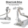 thumbnail image 4 of Pedales de contrabajo RANMING Direct Drive para batería, 4 of 7