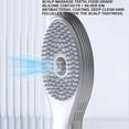 thumbnail image 4 of Cepillo masajeador eléctrico para el cuero cabelludo con carga rápida tipo C para cabello húmedo y seco, peine recargable., 4 of 5