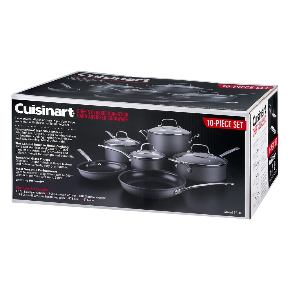 cuisinart cookware with rubber handles