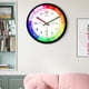 thumbnail image 4 of Tiempo de narración reloj señanza, habitación niño decoración de Reloj de pared silencioso, gran reloj de aprendizaje Marco negro A perfecl reloj de pared, 4 of 8
