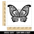 thumbnail image 2 of Lace Butterfly Self-Inking Rubber Stamp Ink Stamper - Red Ink - Large 1-1/2 Inch, 2 of 7