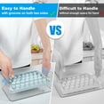thumbnail image 5 of Ice Cube Trays, 3 Packs Round Ice Cube Trays for Freezer, Easy-Release Ice Ball Maker Mold with Removable Lid and Bin Making 1in X 111Pcs Ice Balls for Tea Coffee Cocktail Whiskey (Grey), 5 of 7