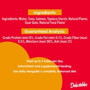 Hartz Delectables Squeeze Up Tuna & Salmon Interactive Lickable Wet Cat Treat, 0.5oz Tube (32 Count)