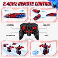 thumbnail image 4 of JoyStone Transforming RC Car for Kids, 2-in-1 Robot and Stunt Car with One-Key Conversion, 2.4GHz Remote Control Car with Lights, Robot Toys Birthday Gifts for Boys Girls, 4 of 8