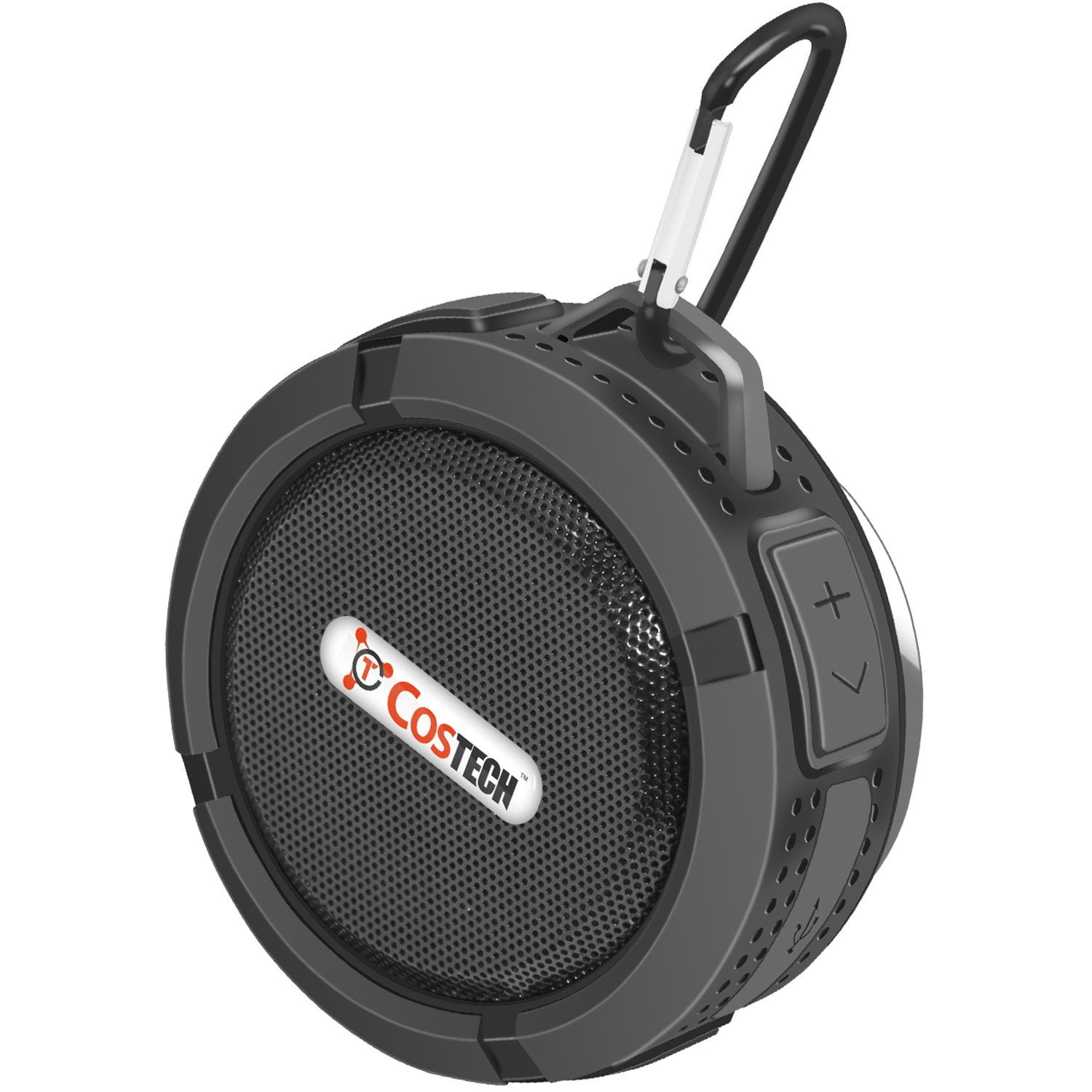 Costech Waterproof Bluetooth Mini Speaker, Portable IP65 Waterproof 5W