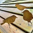 thumbnail image 4 of Pájaros de Metal Sailing 4 Uds Óxido Natural, 4 of 5
