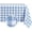 Light Blue Plaid, variant on Rectangle Vinyl PVC Tablecloth, 100% Waterproof Buffalo Plaid Plastic Table Cloth, Oil Proof Heavy Duty Wipeable Table Covers for Dining/Camping/Picnic/Outdoor - 52 x 78, Light Blue