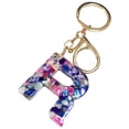 thumbnail image 1 of WREESH Mother's Day Custom Creative Keyring Clasp 26 English Letter Pendant Keyring, 1 of 9