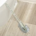 thumbnail image 6 of Under $5 Clearance! Toilet Brush for Bathroom, InsCrazy Dead Corner Toilet Brush Bathroom Cleaning Brush Toilet Long Handle Wall-mounted Plastic Soft Bristle Brush Set, 6 of 6