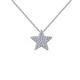 thumbnail image 3 of Lafonn Classic Sterling Silver Platinum Plated Lassire Simulated Diamond Necklace (0.41 CTTW), 3 of 5