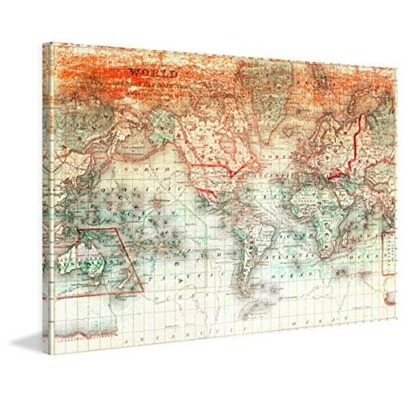 Planet Earth by Parvez Taj Painting Print on Wrapped Canvas