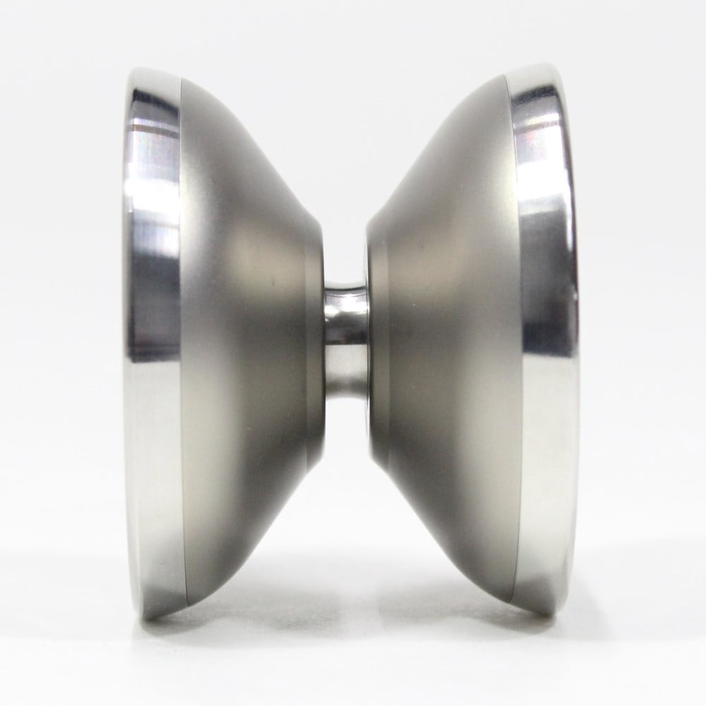 MAGICYOYO M04 Stealth Yo-Yo - Bi-Metal - 7075 Aluminum with Stainless Steel Rims (Titanium Color w/Raw Rims)