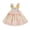Pink, variant on RUINIXCW Fairy Toddler Baby Girl Butterfly Dress Little Baby Girl Summer Smocked Dress Fly Sleeve Frills Casual Princess Birthday Baptism Wedding Party Dress