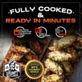 thumbnail image 4 of Grumpy Butcher Heritage Chicken Wings, 2 Flavors Garlic Parmesan and Smoky Salt & Pepper, Fully Cooked & Microwaveable, 2 Pack (20 oz each), 4 of 8