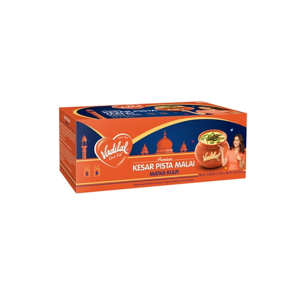 Vadilal Kesar Pista Malai Kulfi 200ml