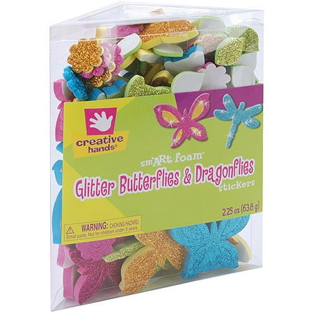 Fibre Craft 76996E Foam Glitter Stickers 2. 25 Ounces