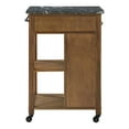 thumbnail image 6 of Fairmont Kitchen Cart Engineered Wood With Faux Marble Top and Oak Finish Wood, 6 of 12