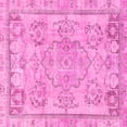 thumbnail image 1 of Ahgly Company Indoor Square Abstract Pink Modern Area Rugs, 6' Square, 1 of 4