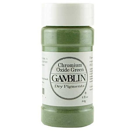 Gamblin Dry Pigment - Gamblin Dry Pigment 4 Oz Chromium Oxide Green