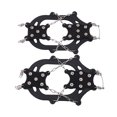 thumbnail image 4 of Cubierta para zapatos de Crampones de 12 dientes resistente a la oxidación accesorio antideslizante para zapatos de nieve clavo de acero inoxidable para esquiar al aire libre ANGGREK Otros, 4 of 8