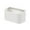White, variant on Hanging Mini Trash Can for Kitchen, Bedroom & Bathroom - Thick Plastic & Rubber, Large Space, Wall Mounted, Easy to Use