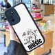 thumbnail image 2 of Destaca del resto con esta exclusiva y llamativa funda plateada mate con diseño de dibujos animados para iPhone 15 Pro Max 14 13 12 Pro 11., 2 of 4