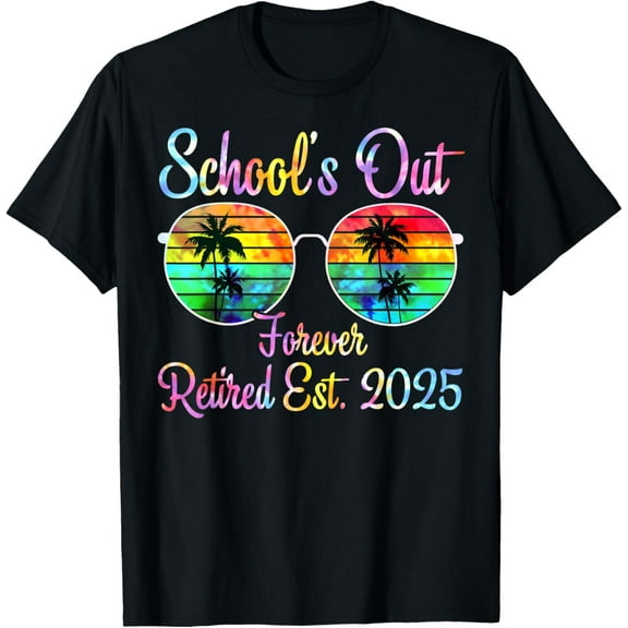 Retired Teacher Class Of 2025 Retirement Men Women School T-Shirt