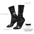 thumbnail image 4 of Fuzoiu Spiders On The Web Print Athletic Crew Socks for Men & Women,Casual Crew Socks,Above Ankle Crew Socks for Business, Casual, 4 of 6