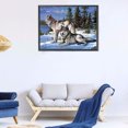 thumbnail image 3 of Cuadros Decorativos Kits de pintura de diamante 5D DIY Taladro redondo completo Mosaico de dos lobos (L3190) DQrwqpou Nuevos Originales, 3 of 5