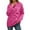 Hot Pink, variant on Winter Sweaters for Women Winter Knitted Pullover Sweater Soft Cozy Warm Long Sleeve Round Neck Elegant Casual Blouse Loose Fit Comfortable Daily Wear Fall Fashion Christmas Sweaters