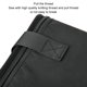 thumbnail image 3 of Inteprter OxfordCloth Estuche para discos de vinilo negro Almacenamiento elegante y funcional para LP Caja de almacenamiento para discos 12 Almacenamiento y organización del hogar, 3 of 5