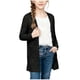 thumbnail image 2 of Suéter de manga larga de color liso para niños, chaqueta ligera, informal, cómoda y con bolsillos, blusa de poliéster para niños, 2 of 7