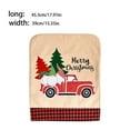 thumbnail image 4 of Funda para silla de Navidad bordada con dibujos animados, funda antimacassar para coche, Bar, árbol de Navidad, suministros para arreglos de Kits de decoración para fiestas Dibujos animados Advancent HA069380-01, 4 of 6