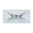 thumbnail image 4 of ACME Dekel Dining Set in Clear Glass & Stainless Steel, 4 of 8
