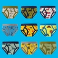 thumbnail image 3 of SILVERCELL Boys Baby Soft Cotton Briefs Toddler Dinosaur Boxer Newborn Truck Print Underwear, 3 of 4