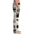 thumbnail image 4 of Halloween Pajama Pants for Men Pumpkin Castle Elastic High Waist Spooky Sleep Pants Skeleton Spider Web Drawstring Horror Pajama Pants, 2XL, 4 of 6