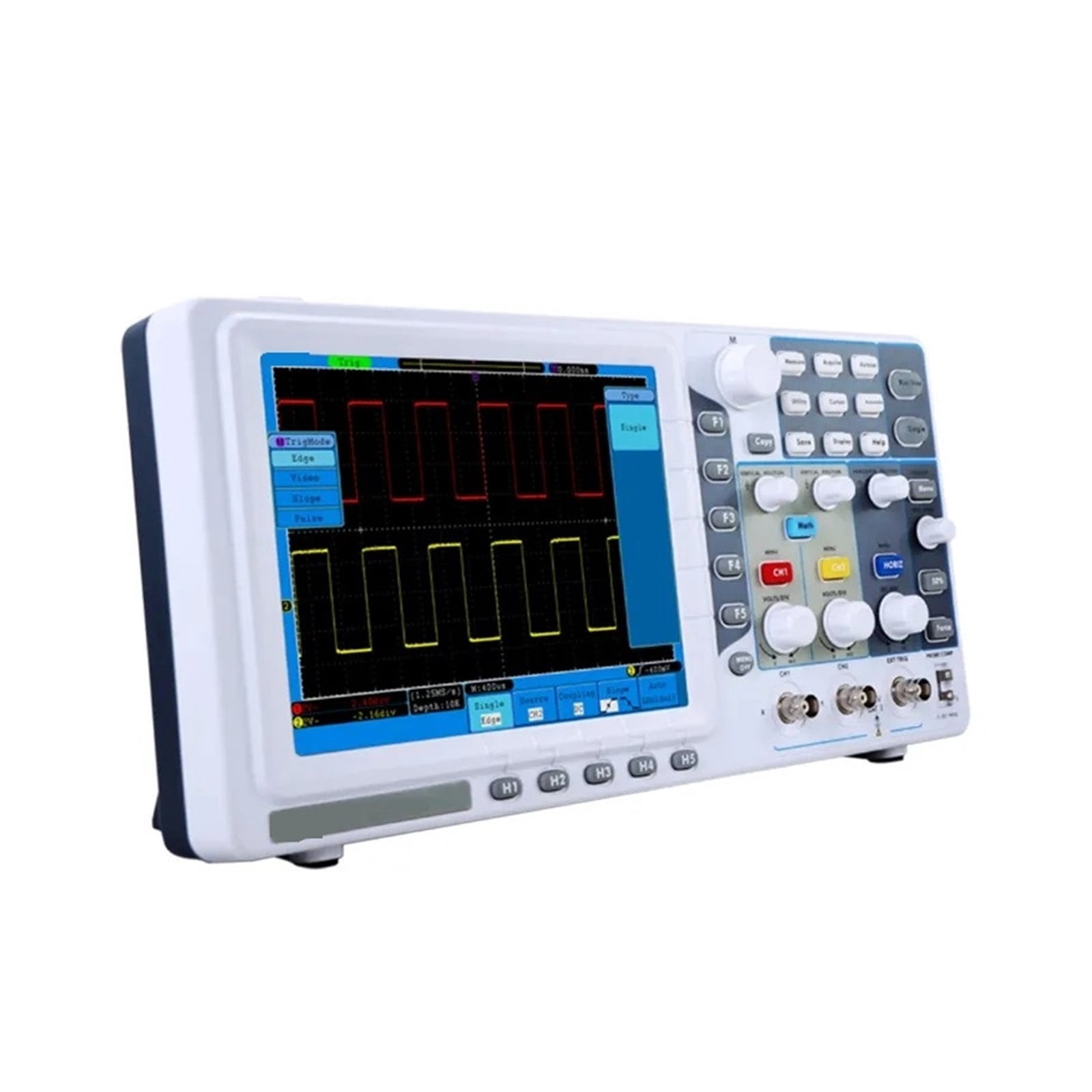 Channel Digital Oscilloscope 30 MHz 250 MSa/s 10K pts 8 bits 800 × 600 LCD Digital Desktop Oscilloscope ,Professional Designed