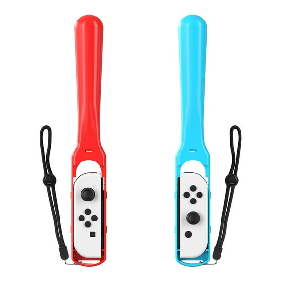 Baseball Bat Grips for Nintendo Switch OLED Joy-Cons - Immersive Sports Gaming Accessories